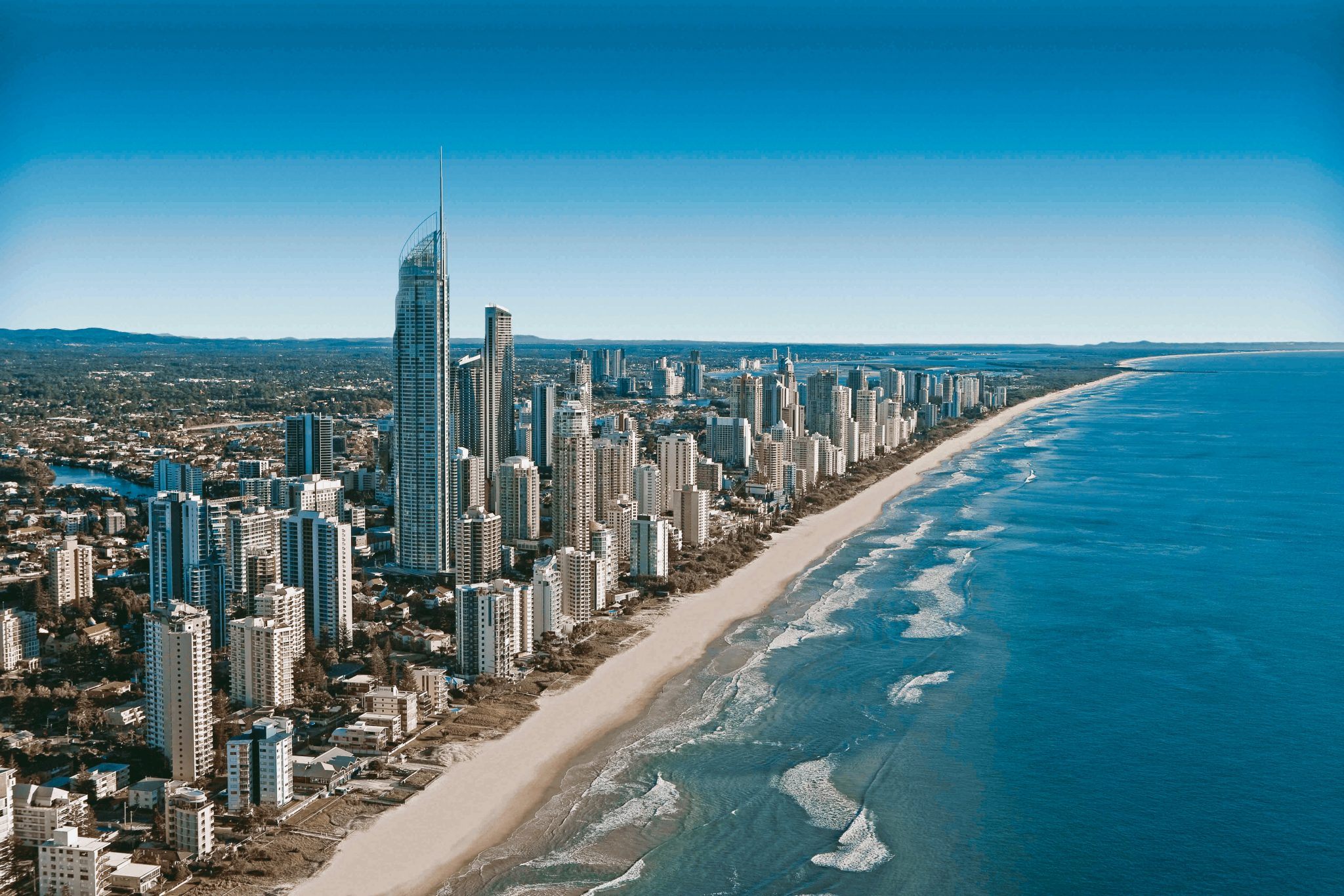 Vista aérea de Gold Coast