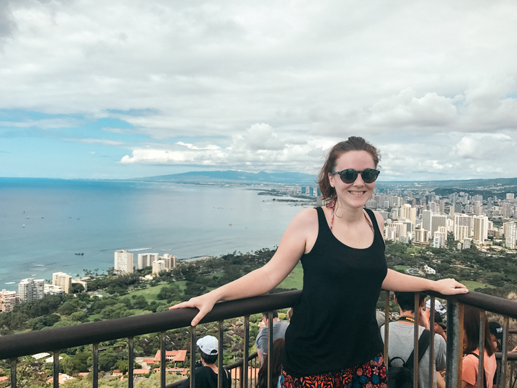 Sonrisa de satisfacción en Diamond Head